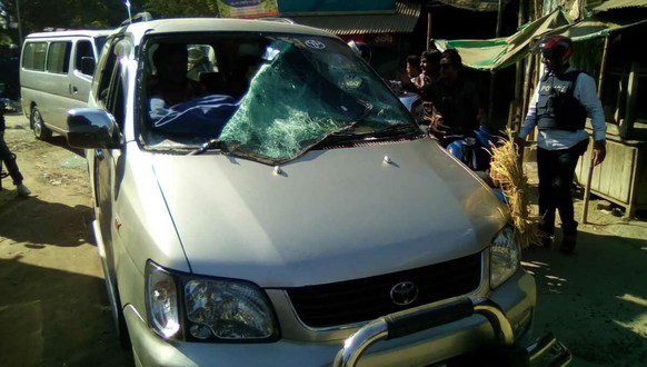 attack on mirza fakhruls car
