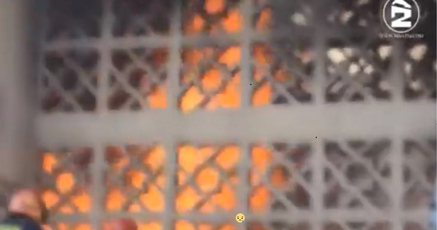 fire in baitul mukarram