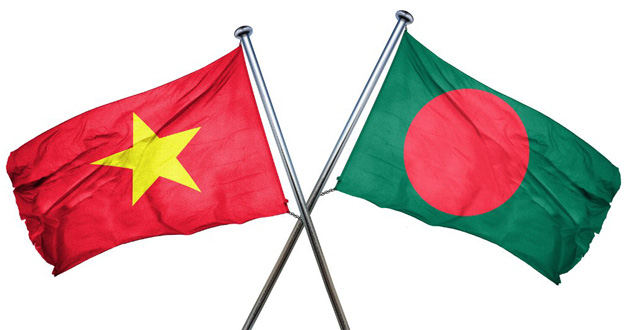 flag vietnam and bangladesh