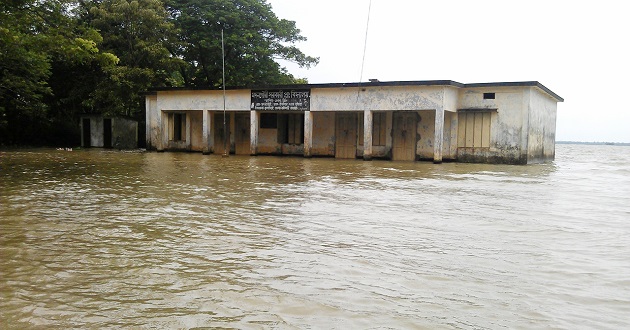 flood affected school