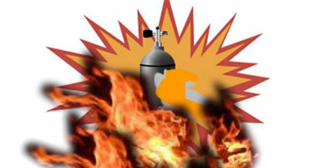 gas cylinder blast