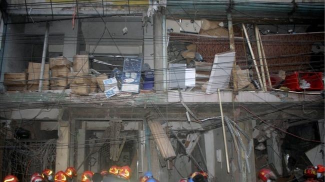 gulistan building explosion 2