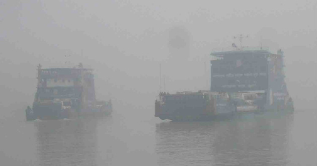 heavy fog ferry shut in paturiya