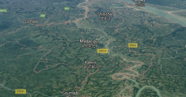 madaripur dist map