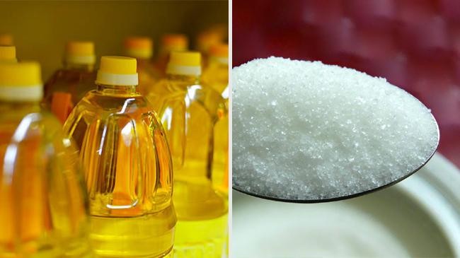 palm oil and sugar