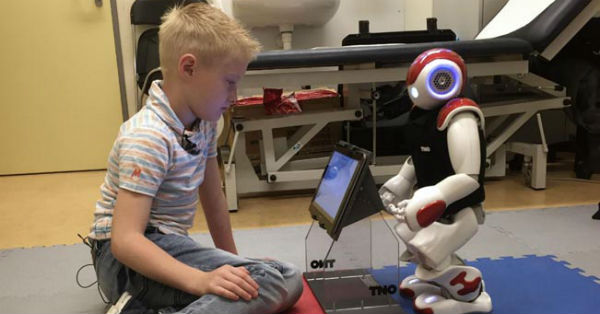 robot will take care of children