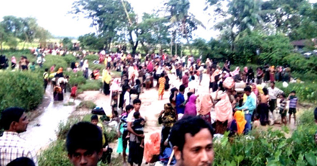 rohingyas at risk as rain before the time