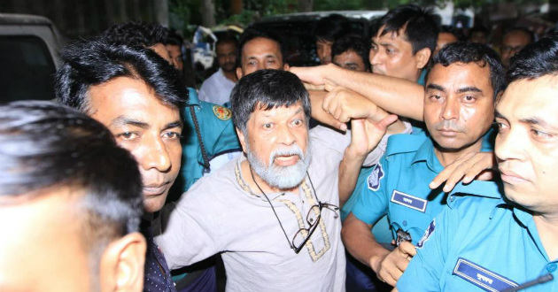 shahidul alam shown arrested