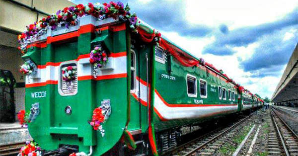 sheikh hasina inaugurates two new trains of bangladesh railway
