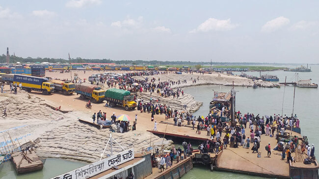 shimulia banglabazar ferry ghat inner