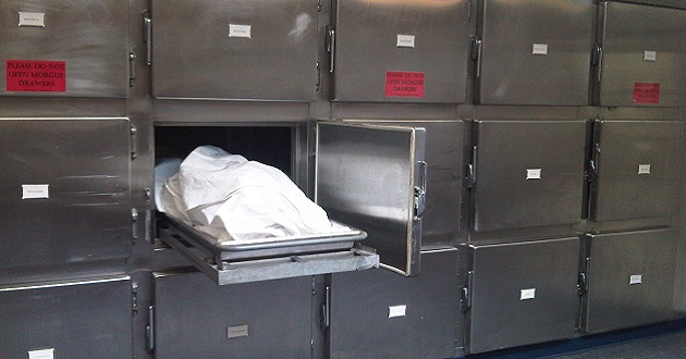 morgue woman alive