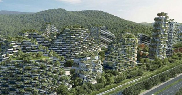 tree town in china