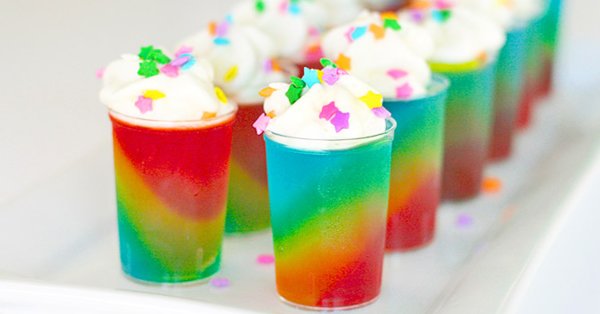 rainbow milkshake