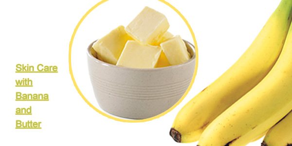 skin care with banana butter