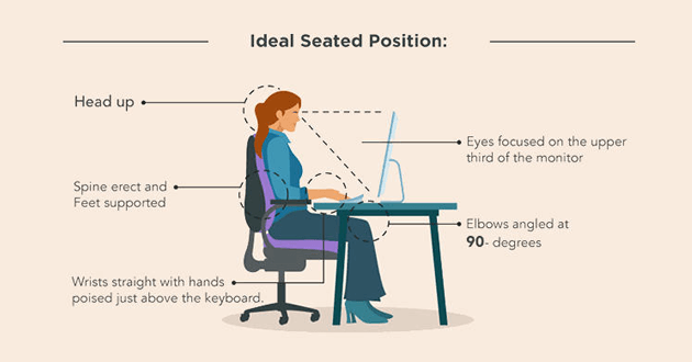 how to sit on a chair