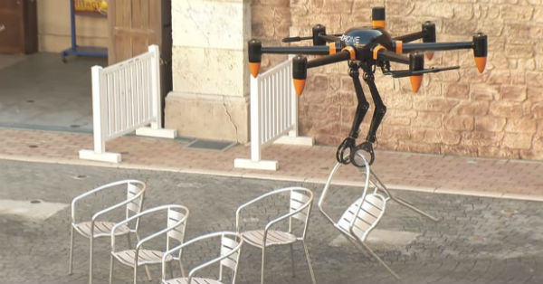 drone with arms