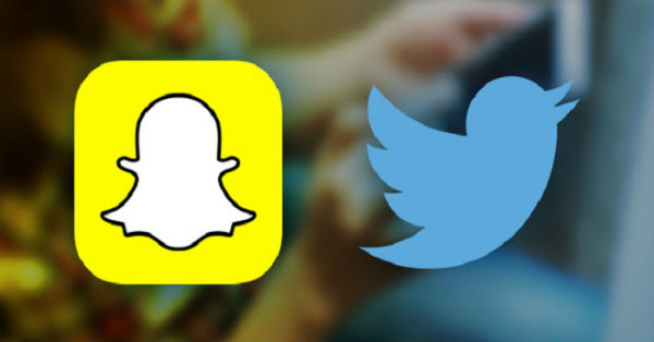 snapchat and twitter
