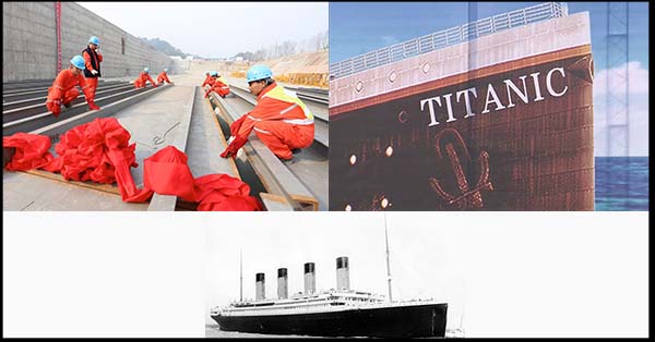 titanic replica in china