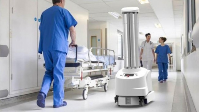 uvd robots are being used to disinfectant hospitals