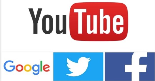 youtube google facebook logo