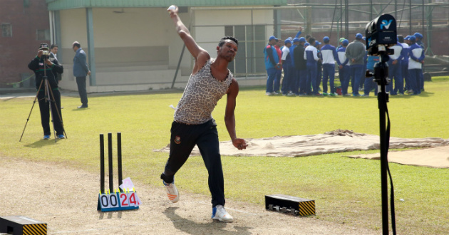 al amin passed in exam of bowling action