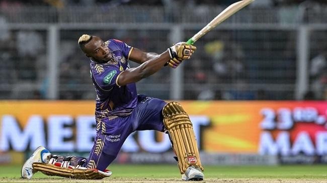 andre russell smashed seven sixes