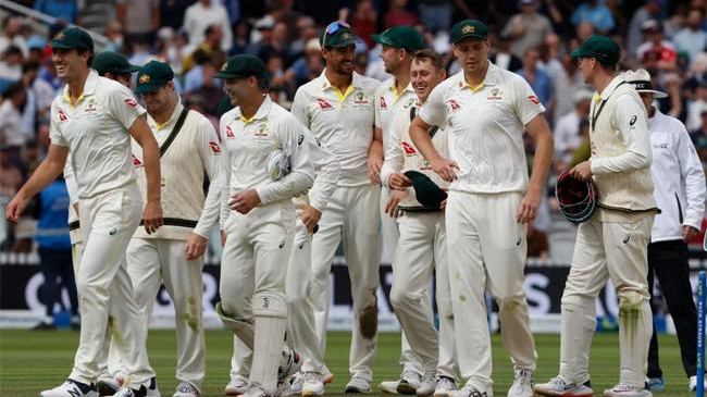 australia celebrate a win at lords