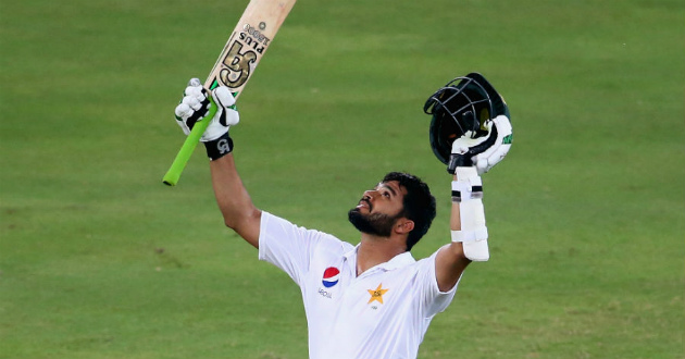 azhar ali hit ton in first day night test of asia