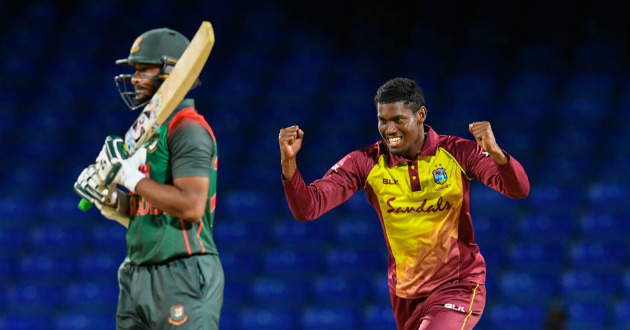 bangladesh failed to score big in first t20 against windies