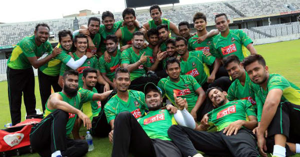 bangladesh national cricket team while practice ahead of home series against england