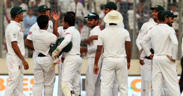 bangladesh need six wickets to win the dhaka test