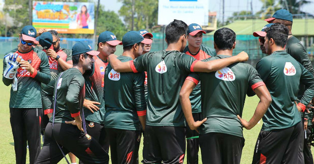 bangladesh team in practice at p sara oval