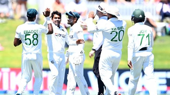 bangladesh test team happy moment