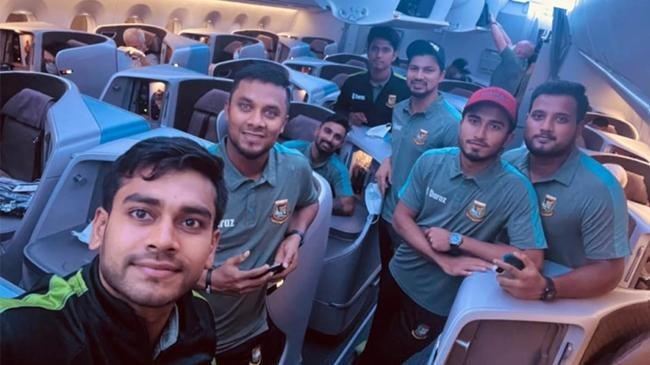 bd team on the way to newzealand