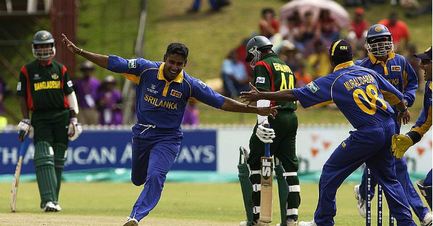 chaminda vaas took four wickets in a single over against bangladesh back in 2003