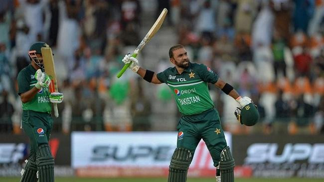 ftikhar ahmed bashed his maiden odi hundred from only 67 deliveries