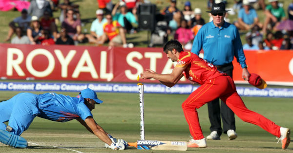 india lost to zimbabwe by two runs