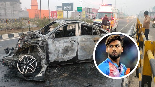 indian cricketer pant suffered road accident