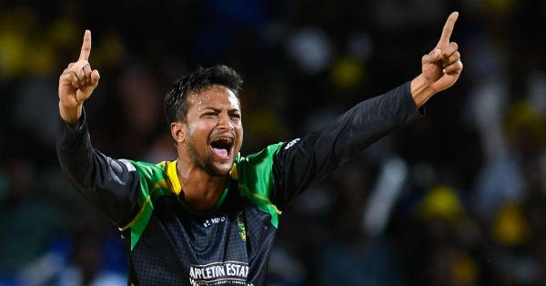 jamaica won second cpl with the help of shakib
