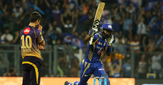 kkr lost to mumbai by four wickets