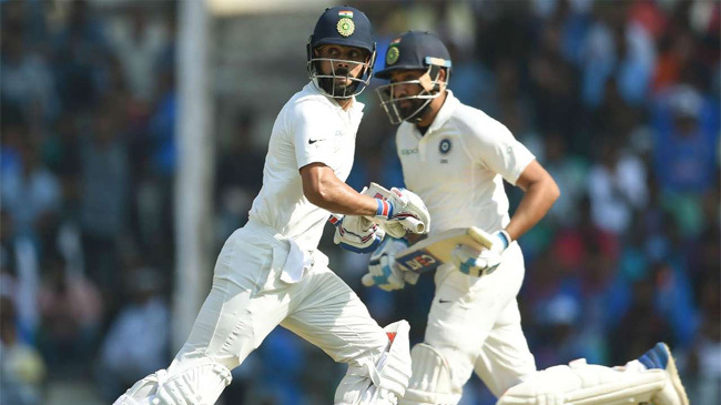 kohli and rohit in test