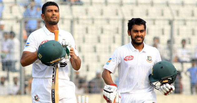 mahmudullah and miraz while backing after the second innings