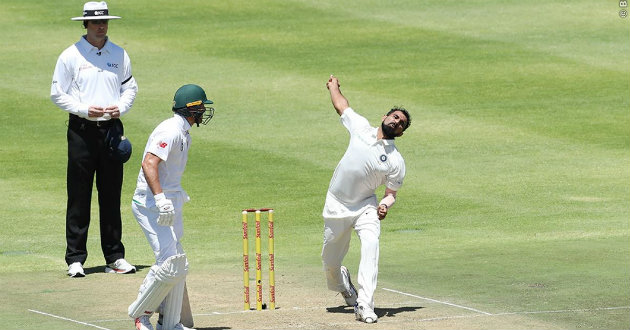 mohammad shami cape town test