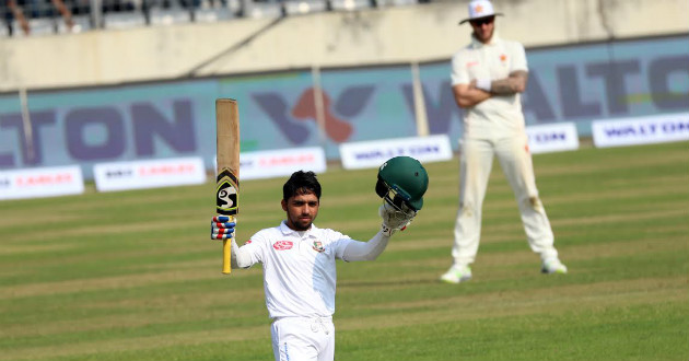 mominul haque hit his seventh ton in test cricket