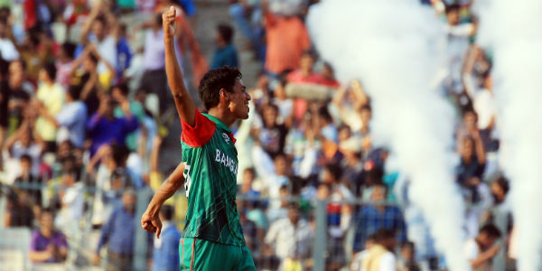 mustafiz celebrating a wicket against new zealand