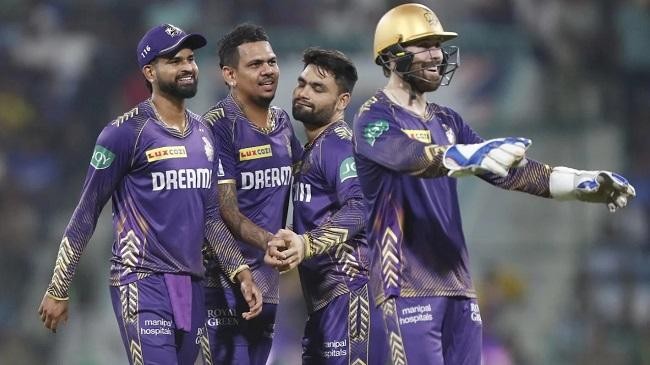 narine s all round show took kkr towards victory