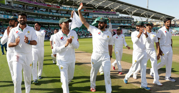 pakistan on the top of the test ranking