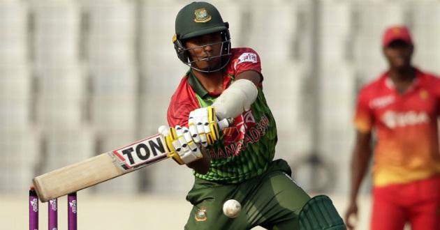 rubel hossain while playing a six