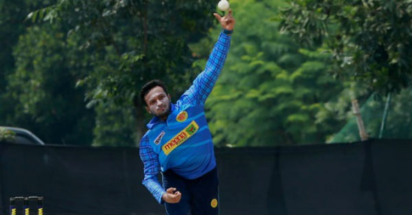 shakib got first five wickets in dhaka league