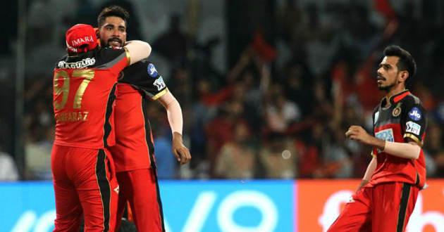 siraj defended 20 to win a match for rcb